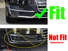 Schwarz Gitter Lüftungsgitter Blenden Grill für Audi A8 S8 D4 4H S-Line 13-17 MOPF mit ACC
