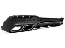 Schwarz Heckdiffusor Endrohre für Mercedes GLS X166 AMG Line 15-19 OHNE ABE