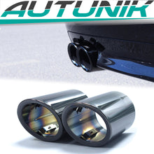 Auspuffblende Endrohr Abdeckung Schwarz 76mm Passend für AUDI A1 8X A3 8P A3 8V A5 8T Q3 Q5 A4 od6