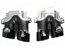 C43 Look Heckdiffusor Endrohre Schwarz für Mercedes W205 S205 Seriens Avantgarde