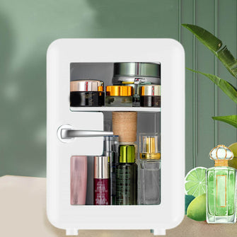 2 In 1 Mini Kühlschrank Tragbare Schrankbox AC/DC 6L für Auto Büro Wohnung Outdoor