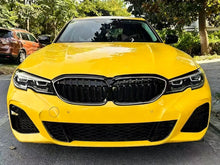 Schwarz LED Kühlergrill Grill Frontgrill für BMW 3er G20 G21 2019-2022 vor LCI