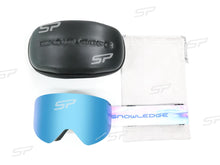 UV-Schutz Skibrille Anti-Nebel Schneebrille Winddicht SKi Goggles mit OTG-Design für Brillenträger Damen und Herren HB-197B