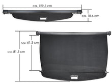 Schwarz Laderaumabdeckung Abdeckrollo Kofferraum Rollo für VOLVO V60 10-18 sc31