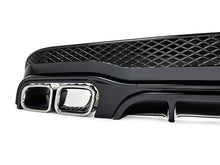 Schwarz Diffusor Chrom Auspuff für Mercedes-Benz E Kl. C207 A207 AMG Line 13-16