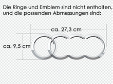 Grill Kühlergrill Schwarz für Audi A4 S4 B9 Limo Avant S-Line 15-19 fg225