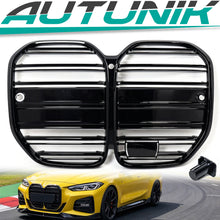 Doppelsteg Schwarz Kühlergrill Grill Frontgrill für BMW 4er G22 G23 mit ACC ab 2020