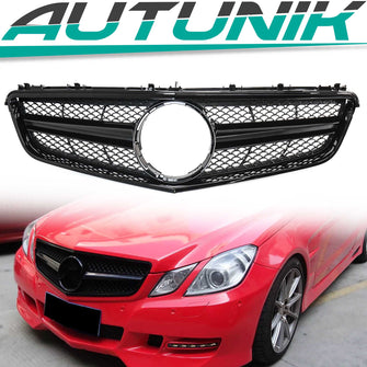 Schwarz Grill Kühlergrill Frontgrill für Mercedes E Kl. C207 A207 vor MOPF 09-13