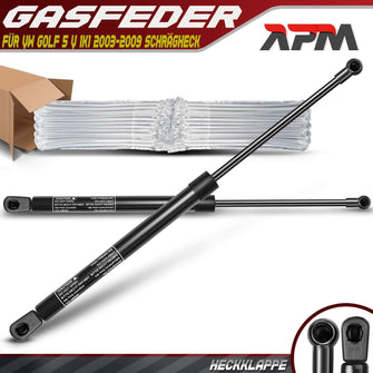 2x Gasfeder Dämpfer Heckklappendämpfer für VW Golf 5 V 1K1 2003-2009 Schrägheck