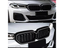 LED Kühlergrill Grill Frontgrill Schwarz für BMW 5er G30 G31 LCI 2021-2025