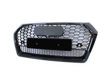 Schwarz Glanz Wabengrill Front Grill für Audi Q5 FY Kühlergrill  2017-2020 mit PDC