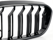 Schwarz LED Kühlergrill Grill Frontgrill für BMW 5er G30 G31 2017-2020 vor LCI