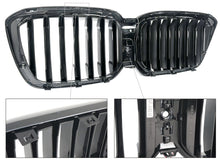 LED Kühlergrill Frontgrill Grill Nieren Schwarz für BMW X3 G01 X4 G02 2022-2025 LCI