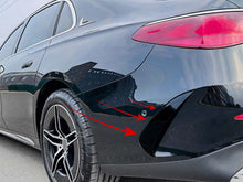 Heck Stoßstange Aero Flaps Canard Schwarz für Mercedes E Kl. W214  AMG Line 2023+