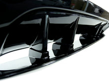 Diffusor Schwarz Auspuffblenden für Mercedes A-Klasse V177 Limo AMG Line ab 2018 OHNE ABE