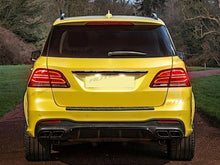 Heckdiffusor Diffusor Auspuff Schwarz für Mercedes GLE W166 SUV AMG Line MOPF 15-18