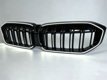 LED Kühlergrill Doppelsteg Grill Frontgrill Schwarz für BMW 3er G20 G21 2023+