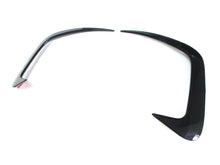 Schwarz Stoßstange Heck Aero Flaps Canard für BMW 3er G20 M Paket 2019-2022 vor LCI