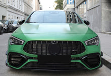 Schwarz Rahmen Lüftungsgitterfür Stoßstange vorne für Mercedes C118 CLA45 AMG 2020+