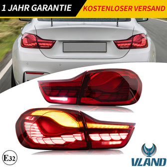NEU LED Rückleuchten Hecklicht Mit E Mark Passend für BMW 4er F32 F33 F36 F82 F83 M4 GTS 2014-2020