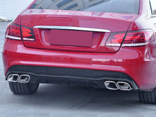 Schwarz Diffusor Chrom Auspuff für Mercedes-Benz E Kl. C207 A207 AMG Line 13-16