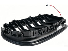 Schwarz LED Kühlergrill Grill Frontgrill für BMW 5er F10 F11 2011-2017