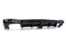 Diffusor Heckdiffusor mit Licht Schwarz Glanz für AUDI A4 S4 B9 S Line 2020+ OHNE ABE