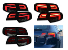 LED Rückleuchten Schwarz Lauflicht-Blinker Mit E-Prüfzeichen Für Audi A3 8P Sportback 09-12