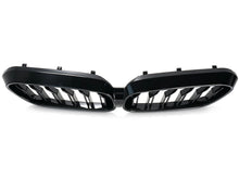 Schwarz LED Kühlergrill Grill Frontgrill für BMW 5er G30 G31 2017-2020 vor LCI