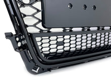 Grill Kühlergrill Wabengrill Schwarz für AUDI A4 B8 S4 Limo Avant 07-11 Vor Facelift