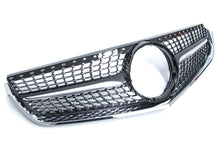 Schwarz Diamant Kühlergrill Front Grill für Mercedes E Klasse 2-Türer C207 A207 W207 2009-2013