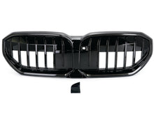 Schwarz Frontgrill LED Kühlergrill Niere Grill für BMW 5er G60 G61 i5 2023-2026