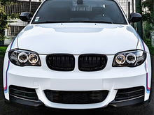 Splitter Spoiler Ecken Ansätze Schwarz Passend für BMW 1er E82 E88 M Sport Paket LCI 2007-2010