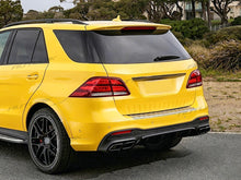 Heckdiffusor Diffusor Auspuff Schwarz für Mercedes GLE W166 SUV AMG Line MOPF 15-18