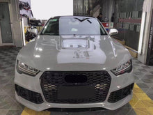 Schwarz Kühlergrill Wabengrill für AUDI A7 Grill C7 4G S-Line S7 2014-2018 fg46