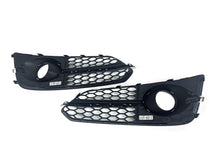 Schwarz Chrom Lüftungsgitter Blenden Grill Gitter für Audi A8 S8 D4 4H S-Line 13-17 MOPF mit ACC