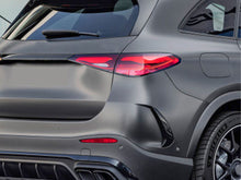 Heck Stoßstange Areo Flaps Flossen Schwarz Glanz für Mercedes GLC X254 AMG-Line ab 2022 pz68