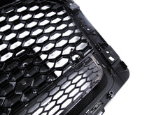 Schwarz Grill Wabengrill Kühlergrill für AUDI A4 S4 B9 Limo Avant S-Line 15-19