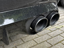 NEU Heckdiffusor Auspuff Blenden Schwarz Glanz für Mercedes C Kl. W205 S205 Seriens. di212