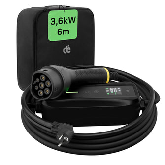 Ladekabel Typ 2 Schuko Heimladegerät EV Elektroauto Ladegerät 6M 16A für Renault Zoe