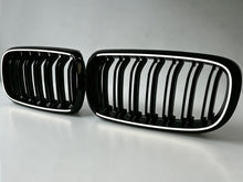 LED Kühlergrill Grill Frontgrill Schwarz für BMW X5 F15 X6 F16 14-18