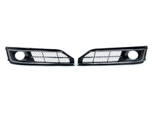 Nebelscheinwerfer Blenden Gitter Grill Schwarz Chrom für AUDI A8 D4 4H Facelift 13-17