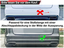 Schwarz Glanz Diffusor Heckdiffusor für AUDI A6 C7 4G Limo Avant S Line 15-18