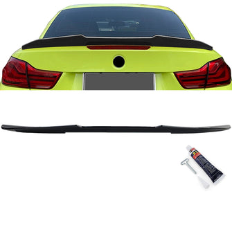 Sport Heckspoiler Spoiler Heckflügel Schwarz Glanz Passend für 4er BMW F33 Cabrio 13-21
