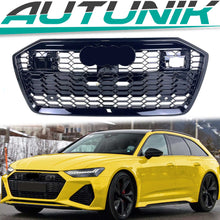 Kühlergrill Frontgrill Wabengrill Schwarz für Audi A6 C8 F2 Limousine Avant 2019+ mit ACC