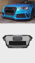 Kühlergrill Front Grill Wabengrill Schwarz für AUDI A4 B8.5 B8 S4 S-Line Limo Avant 2011-2015