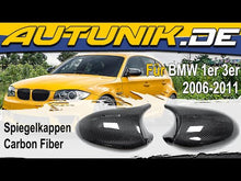 Spiegelkappen Außenspiegel Carbon Fiber Passend für BMW 1er E81 E87 E88 E82 pre-LCI 2006-2011
