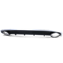 Heckdiffusor Diffusor mit Endrohren Sport Optik für Audi A4 B8 Facelift 2011 2012 2013 2014 2015
