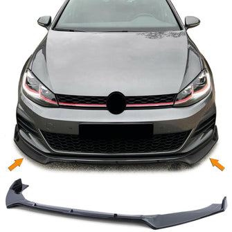 Frontspoiler Spoilerlippe Spoiler Schwarz für VW Golf 7 GTI 2012-2021