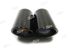 Auspuffblende Endrohr Abdeckung Schwarz 76mm Passend für AUDI A1 8X A3 8P A3 8V A5 8T Q3 Q5 A4 od6